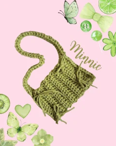 Háčkovaná kabelka mini Minie